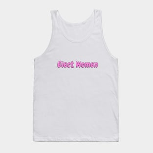 Women's Empowerment Pink Elect Women Tank Top